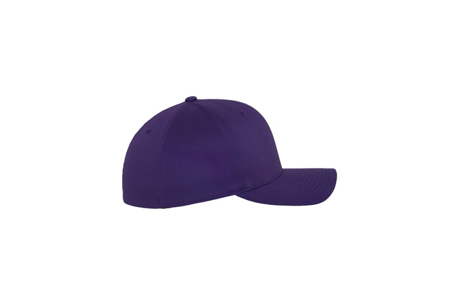 Casquette baseball Wooly Combed Flexfit violet