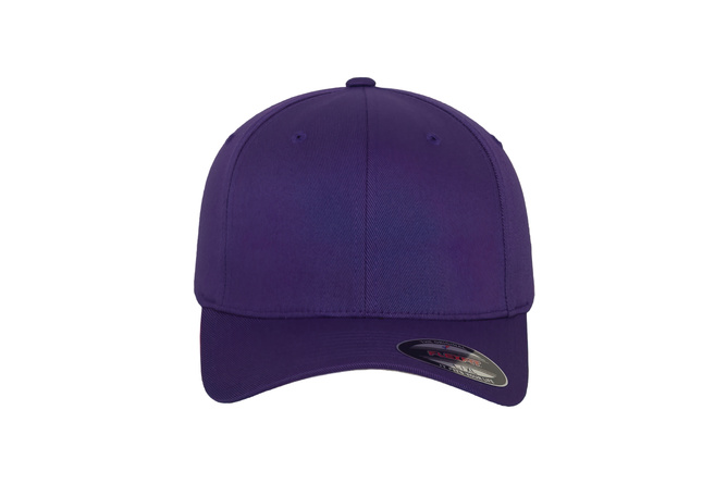 Casquette baseball Wooly Combed Flexfit violet