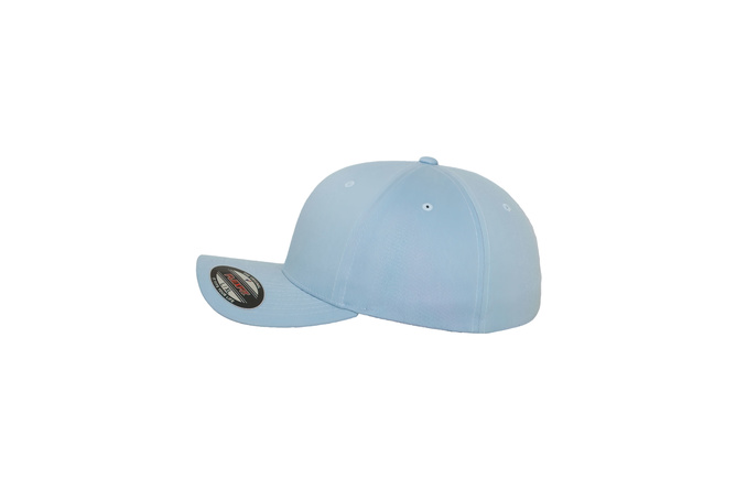 Baseball Cap Wooly Combed Flexfit Carolina blau