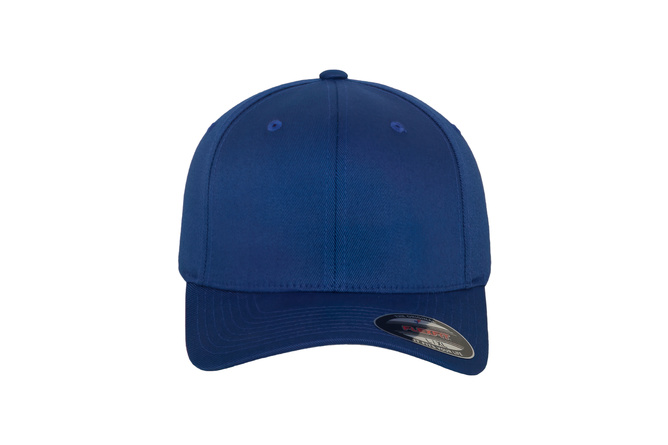 Casquette baseball Wooly Combed Flexfit bleu