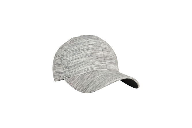 Baseball Cap Stripes Melange Flexfit schwarz/grau