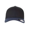 Baseball Cap Wooly Combed Flexfit 2-Tone black/navy