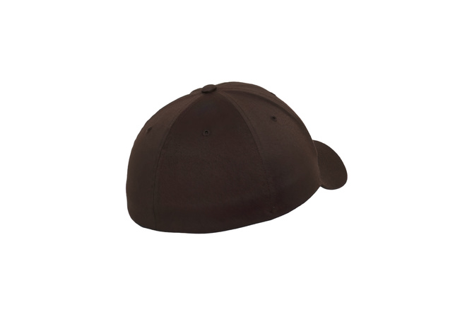 Baseball Cap Wooly Combed Flexfit brown