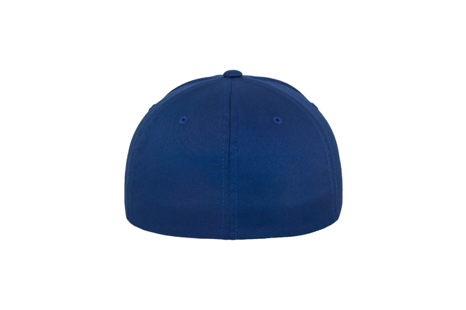 Casquette baseball Wooly Combed Flexfit bleu