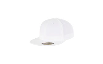 Snapback Cap Premium Fitted 210 Flexfit weiß
