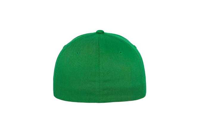 Baseball Cap Wooly Combed Flexfit grün