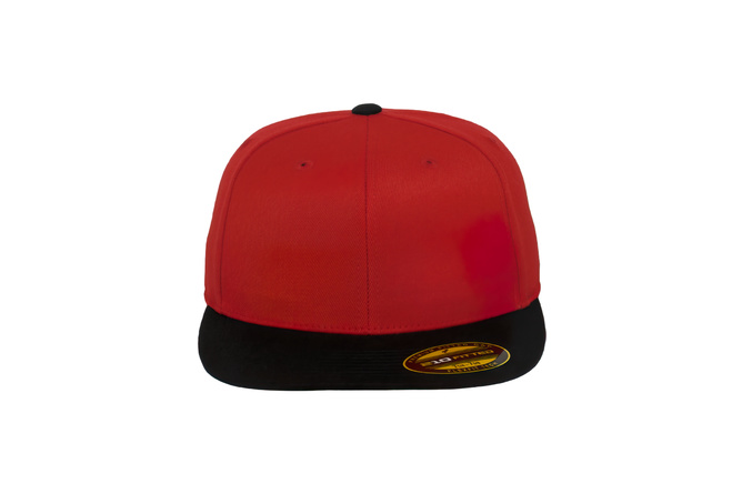 Snapback Cap Premium Fitted 210 Flexfit 2-Tone red/black