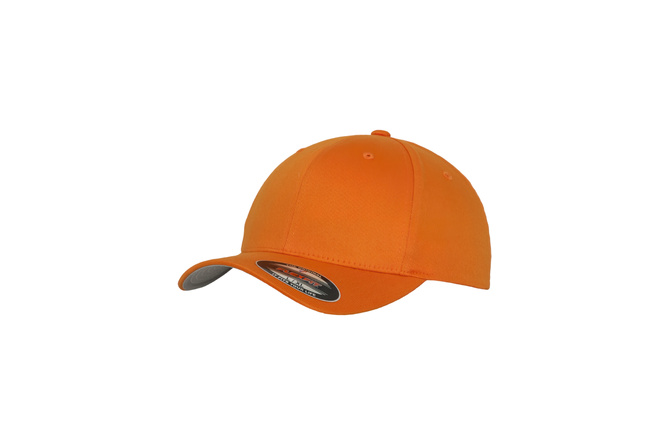 Baseball Cap Wooly Combed Flexfit orange