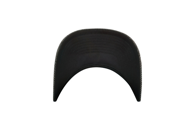 Casquette baseball Heringbone Melange Flexfit noir/gris