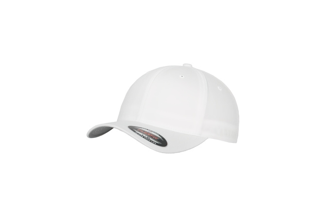 Casquette baseball Wooly Combed Flexfit blanc