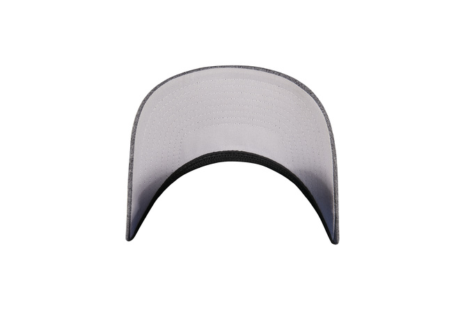 Baseball Cap Heatherlight Flexfit melange dark grey