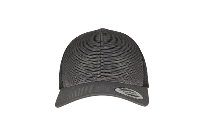 Baseball Cap 360° Omnimesh Flexfit 2-Tone charcoal/schwarz