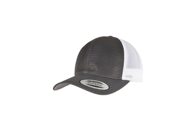 Baseball Cap 360° Omnimesh Flexfit 2-Tone charcoal/white | MAXISCOOT