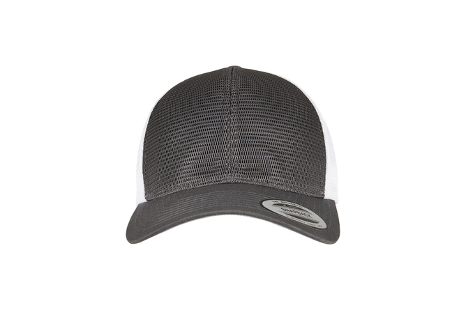 Baseball Cap 360° Omnimesh Flexfit 2-Tone charcoal/white