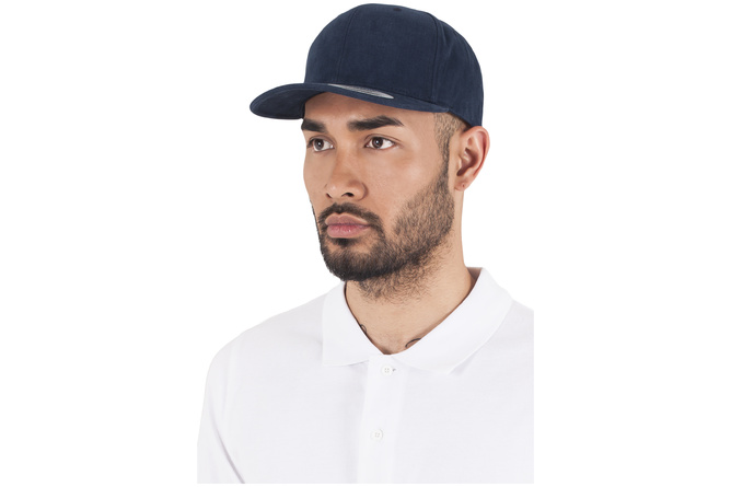Cappellino snapback Brushed Cotton Twill Mid-Profile Flexfit navy