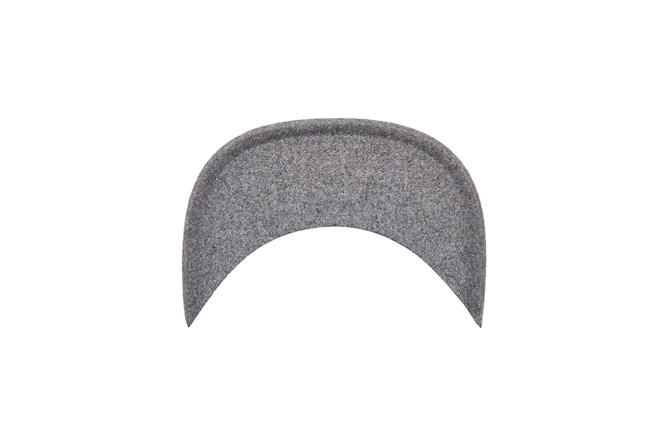 Casquette Snapback Melton Flexfit gris