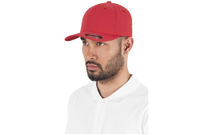 Cappellino 5 Panel Flexfit rosso