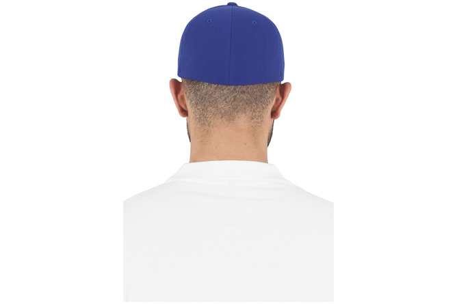 Baseball Cap Performance Flexfit blau/weiß