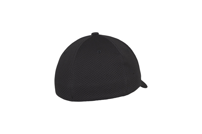 Casquette baseball 3D Hexagon Jersey Flexfit noir
