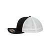 Cappellino trucker Mesh 2-Tone Flexfit nero/bianco