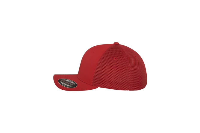 Cappellino trucker Tactel Mesh Flexfit rosso