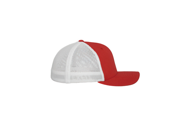 Trucker Cap Mesh 2-Tone Flexfit red/white