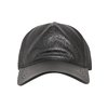 Cappellino trucker Leather Flexfit nero/nero