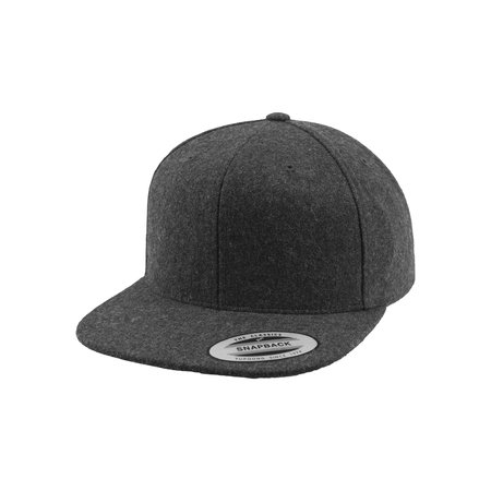 Melton | Snapback grey Flexfit Wool dark Cap MAXISCOOT