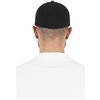 Baseball Cap Double Jersey Flexfit schwarz