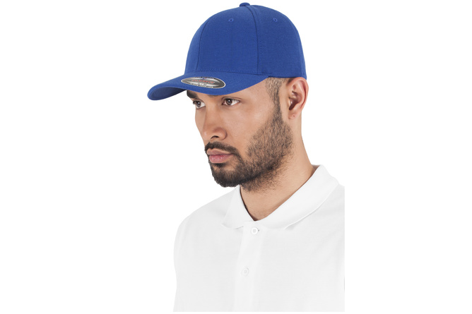 Cappellino Double Jersey Flexfit blu