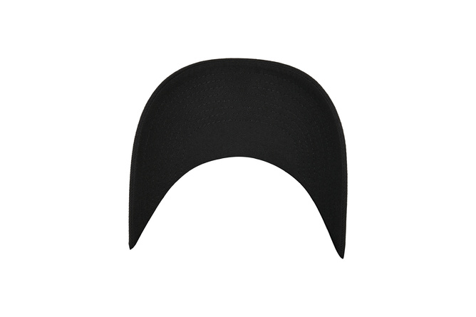 Snapback Cap Premium Curved Visor Flexfit schwarz