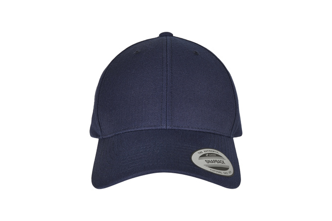 Snapback Cap Premium Curved Visor Flexfit navy