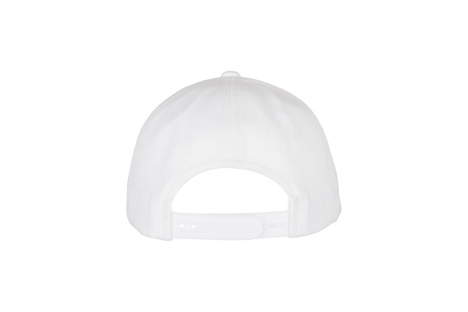 Casquette Snapback Premium visière courbée Flexfit blanc