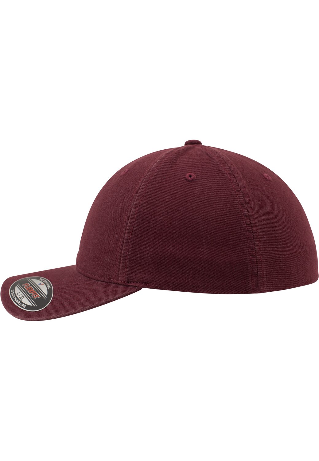 Dad Hat Garment Washed MAXISCOOT Flexfit | Cotton maroon