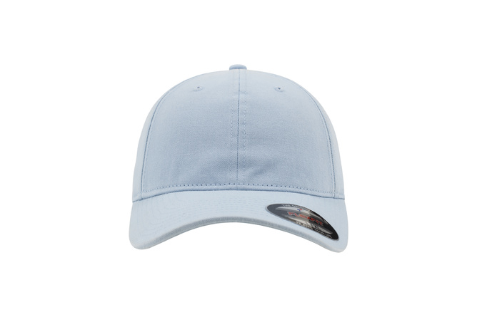 Cappellino Dad Hat Garment Washed Cotton Flexfit light blu