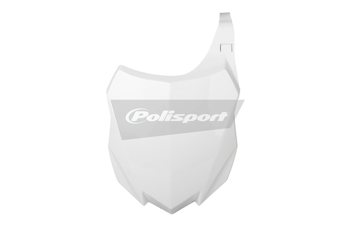 Number Plate front Polisport KXF 250 / 450 13- white