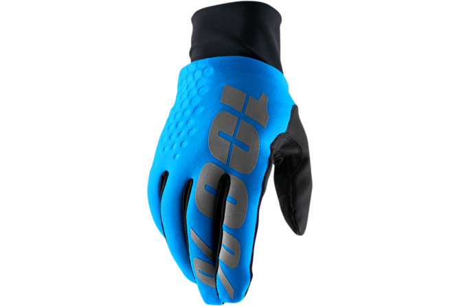 MX Gloves 100% Brisker Hydromatic blue