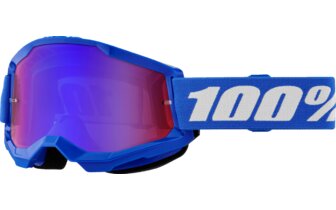 Crossbrille 100% Strata 2 blau rot/ blau verspiegelt