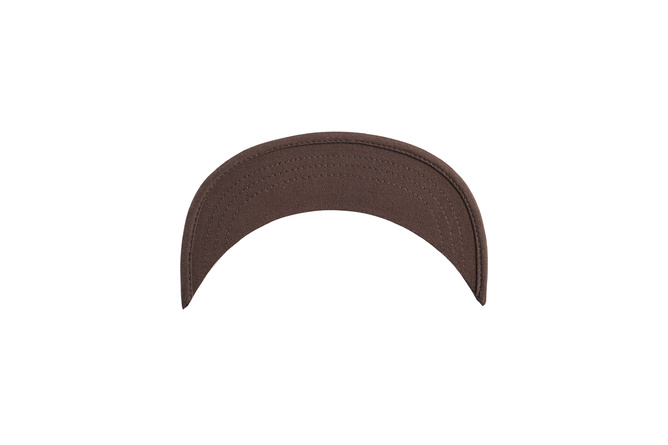 Snapback Cap Top Gun Garment Washed Flexfit brown