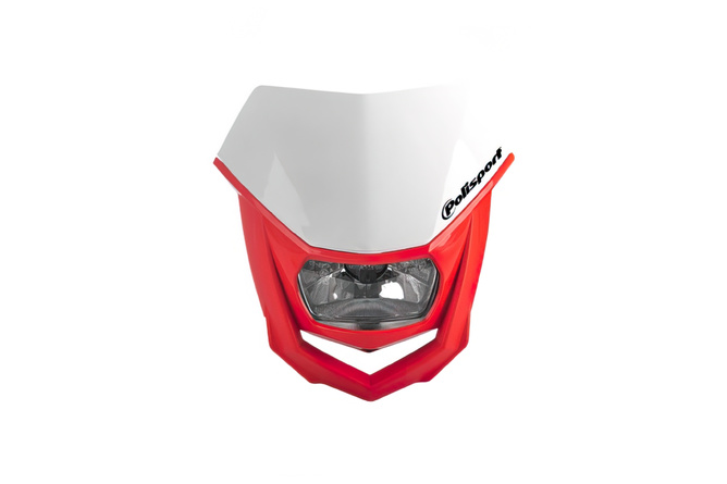Headlight Polisport Halo red / white