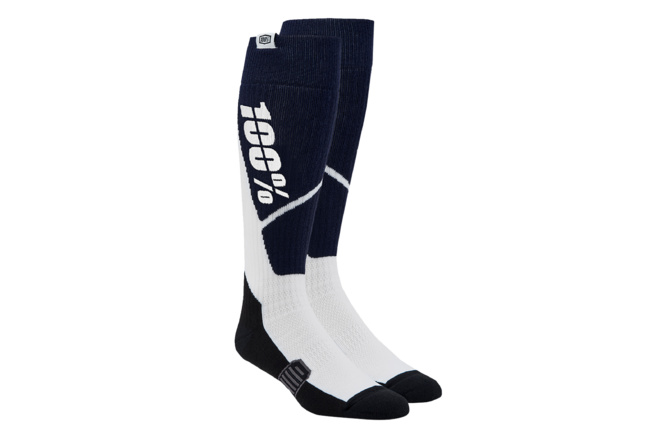 MX Socks 100% Torque Thick Comfort marine blue/white