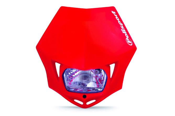 Headlight Polisport MMX red CR 04