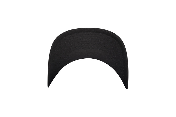 Snapback Cap Curved Bandana Tie Flexfit negro/negro