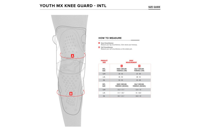 Knee Protectors Kids SX1 black/red