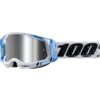 Gafas de Motocross 100% Racecraft 2 MIXOS Lente Espejo Plata Ultra HD