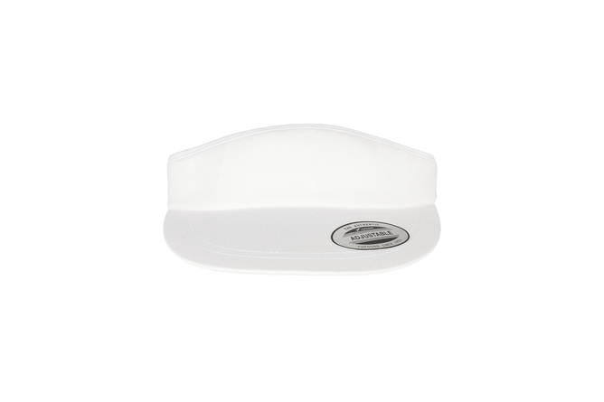 Snapback Cap white Visor MAXISCOOT Flexfit | Round Flat