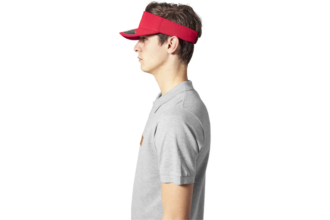 Casquette baseball visière 110 Flexfit rouge