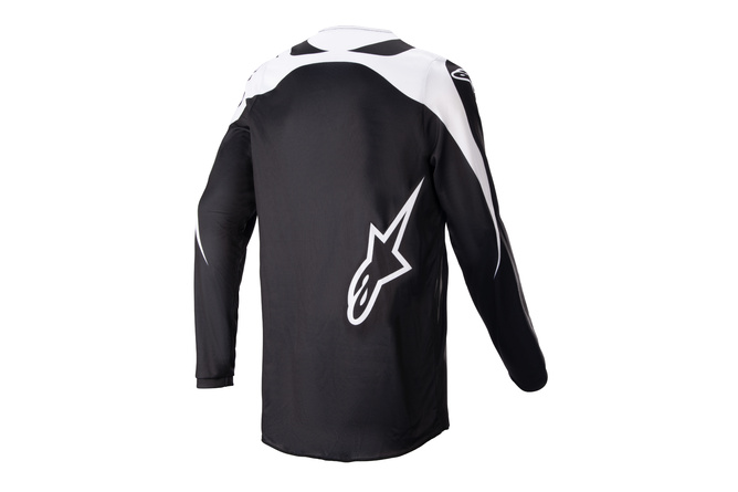 Camiseta MX Alpinestars Fluid Narin Negro/Blanco