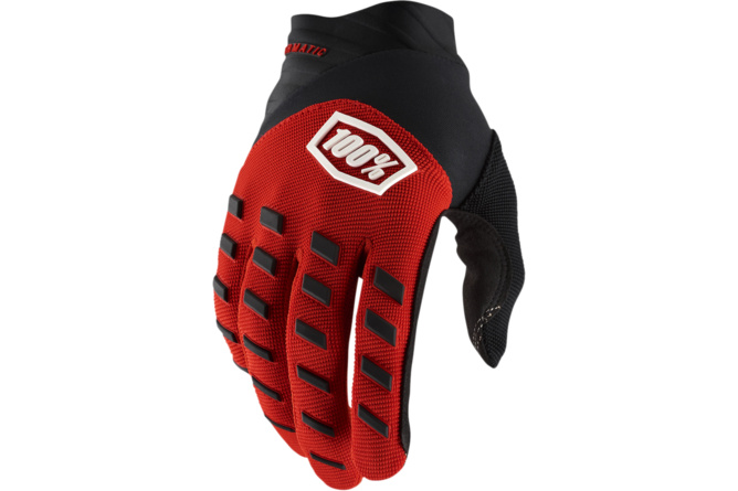 Motocross Handschuhe 100% Airmatic rot/schwarz