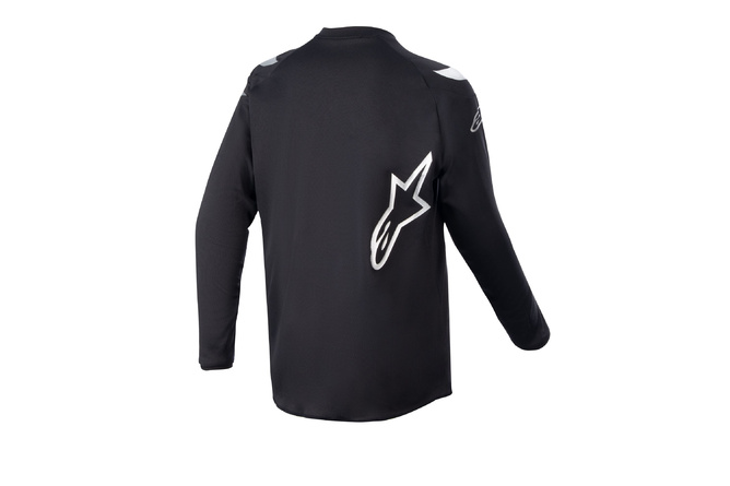 Camiseta MX Alpinestars Infantil Racer Graphite Negro